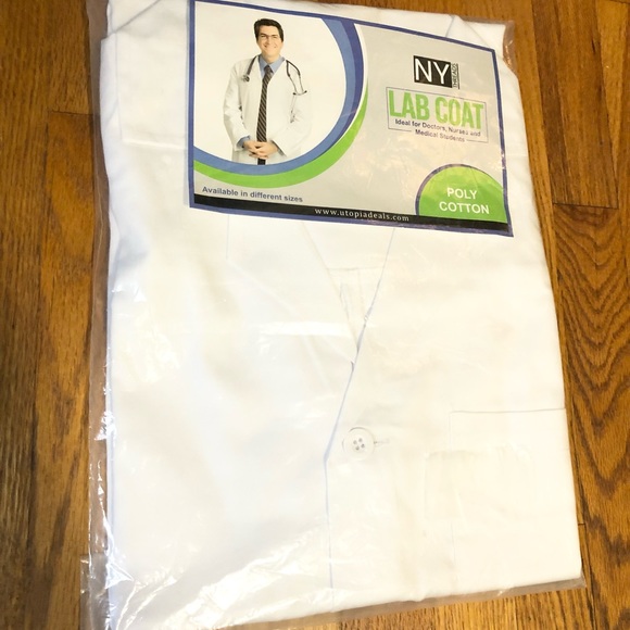 NY Threads Men Lab Coat - Picture 4 of 5